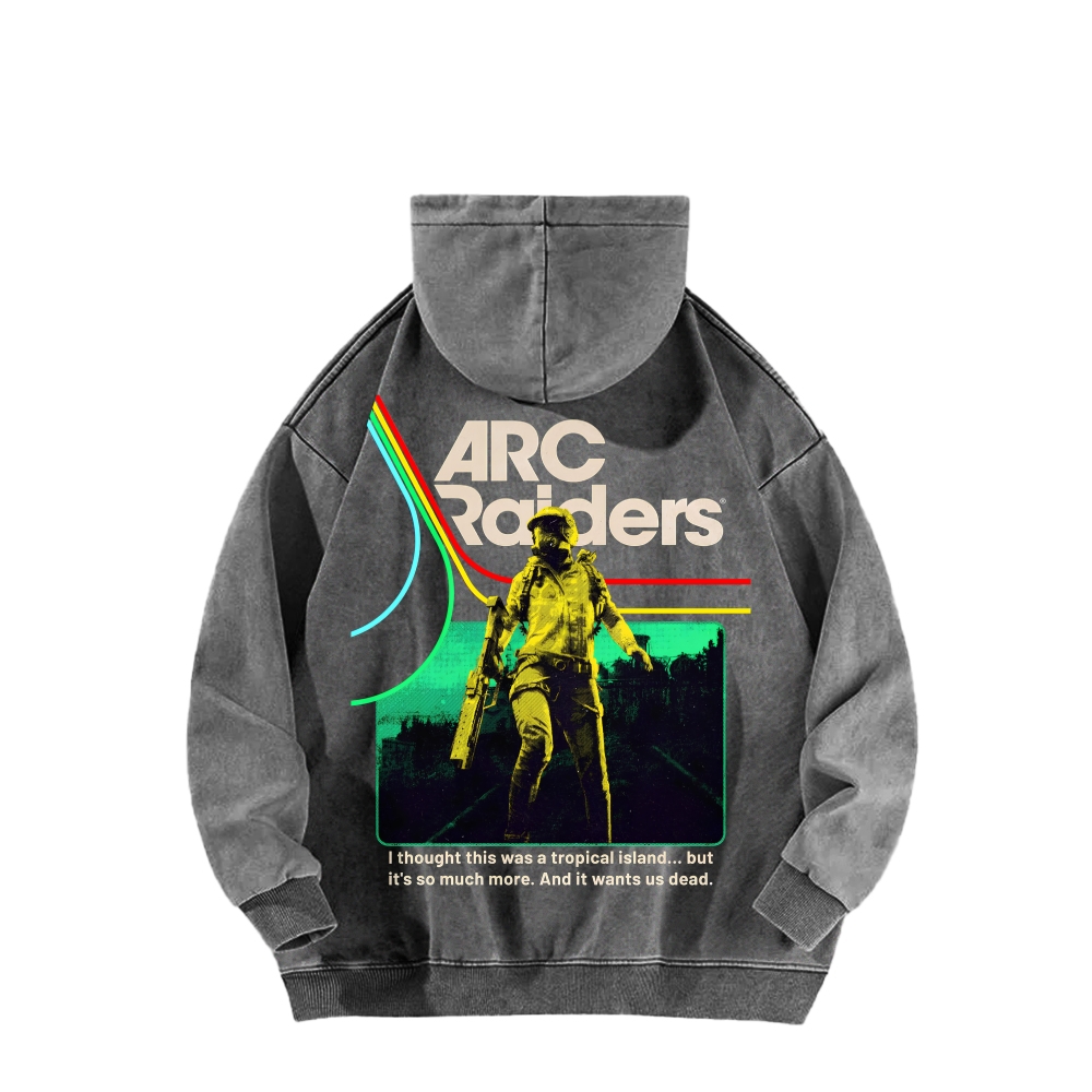 ARC Raiders Unisex Washed Hoodie 2603006426