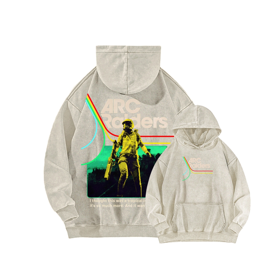 ARC Raiders Unisex Washed Hoodie 2603006426