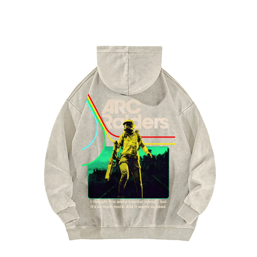 ARC Raiders Unisex Washed Hoodie 2603006426