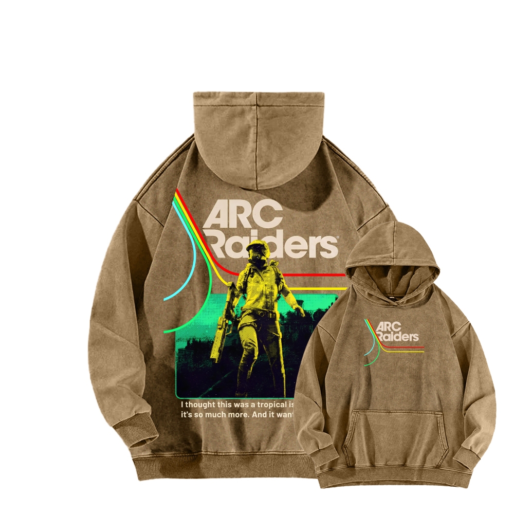 ARC Raiders Unisex Washed Hoodie 2603006426