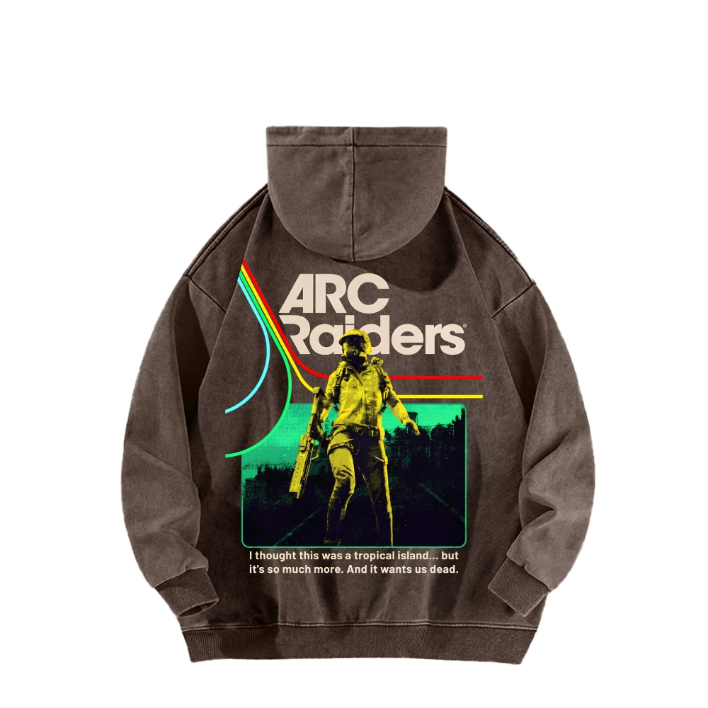 ARC Raiders Unisex Washed Hoodie 2603006426