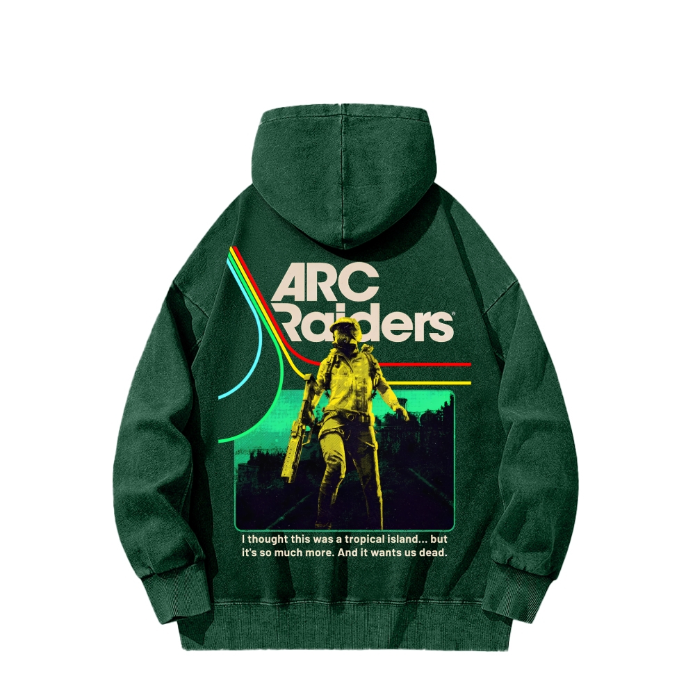 ARC Raiders Unisex Washed Hoodie 2603006426