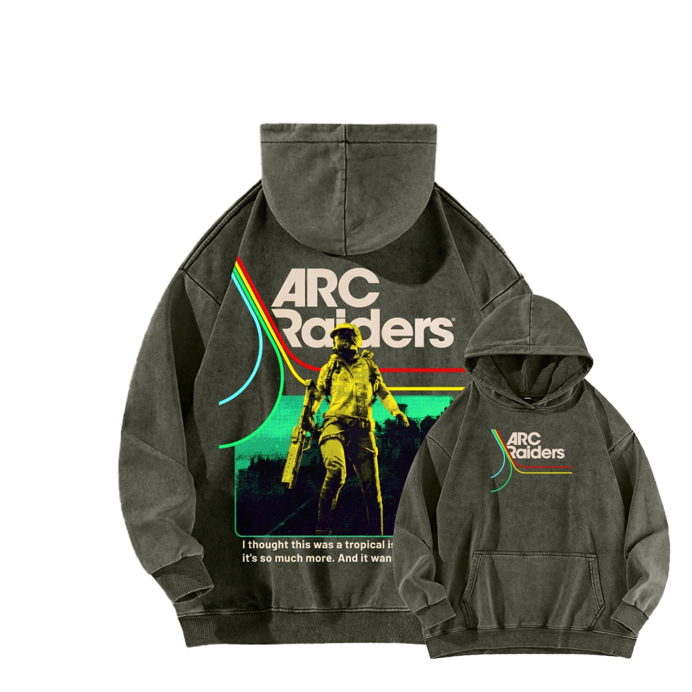 ARC Raiders Unisex Washed Hoodie 2603006426