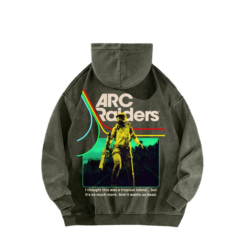 ARC Raiders Unisex Washed Hoodie 2603006426