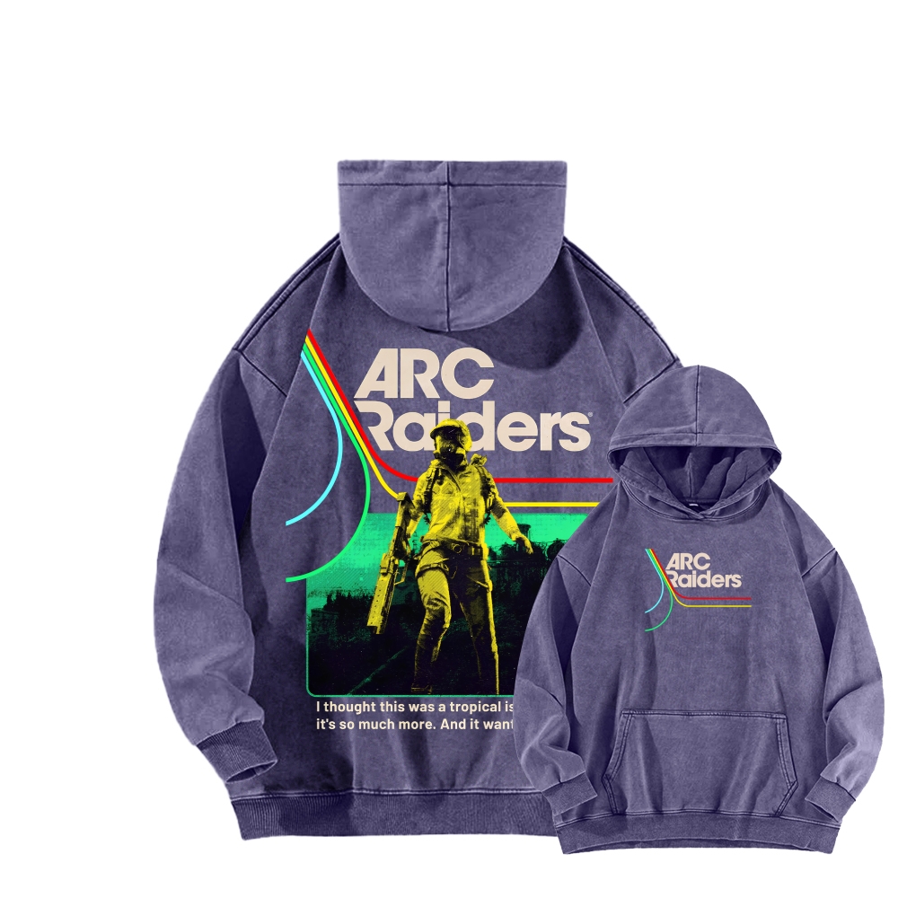 ARC Raiders Unisex Washed Hoodie 2603006426