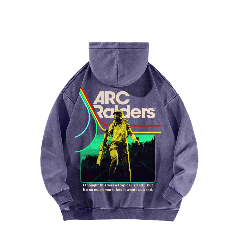 ARC Raiders Unisex Washed Hoodie 2603006426
