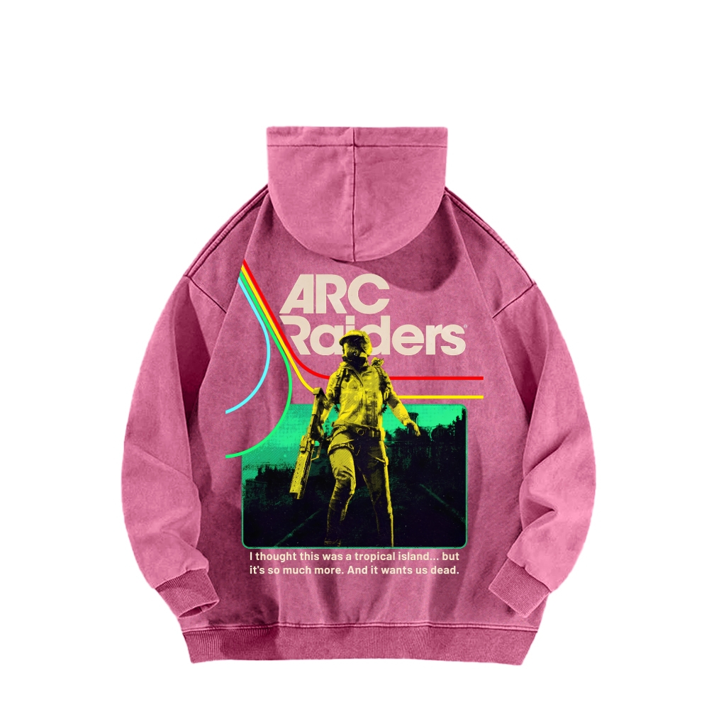 ARC Raiders Unisex Washed Hoodie 2603006426