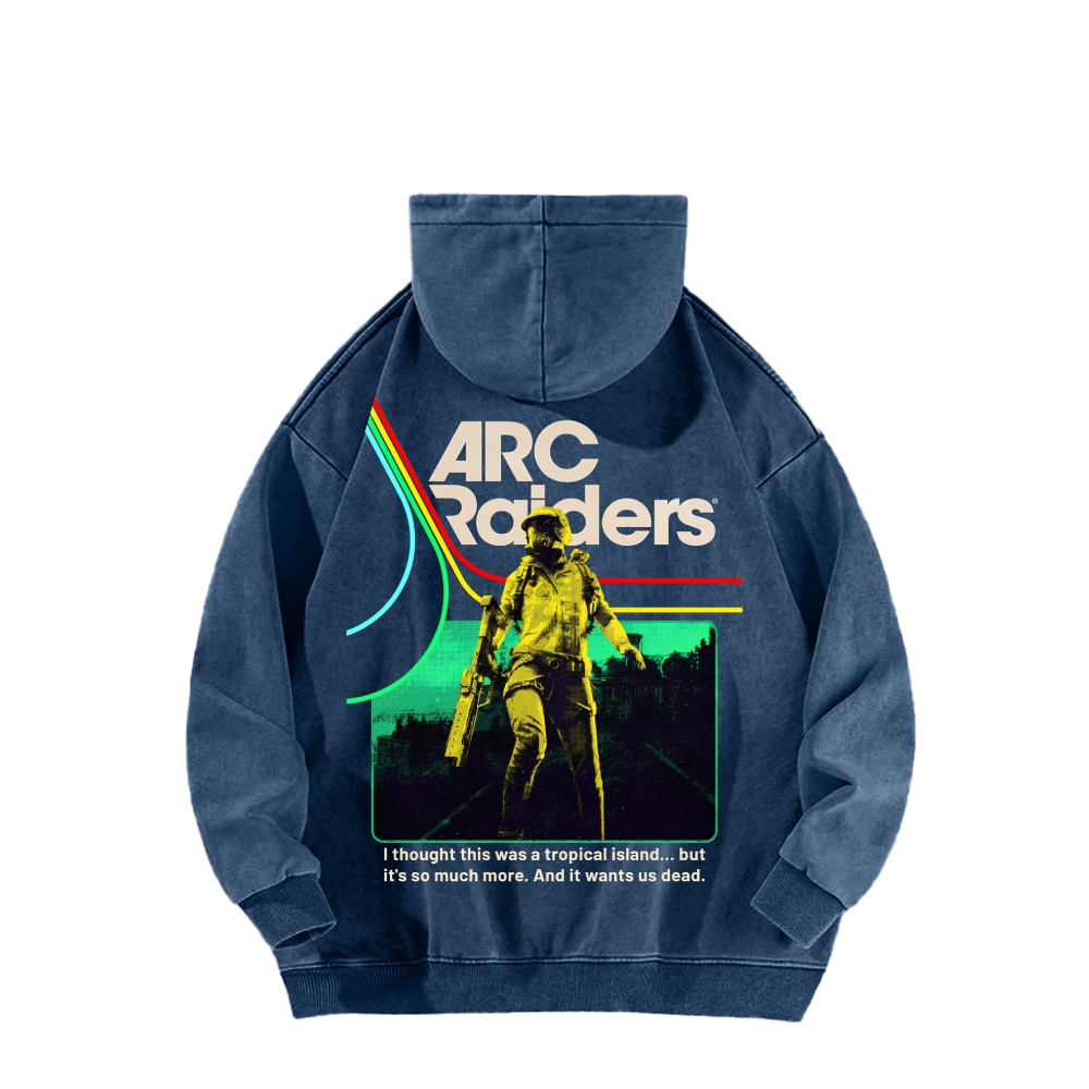ARC Raiders Unisex Washed Hoodie 2603006426