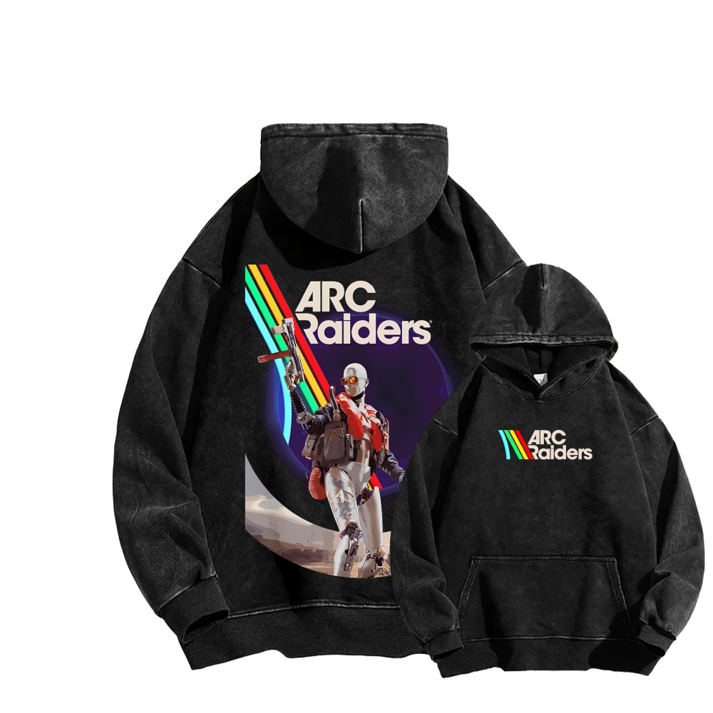 ARC Raiders Unisex Washed Hoodie 2603006428