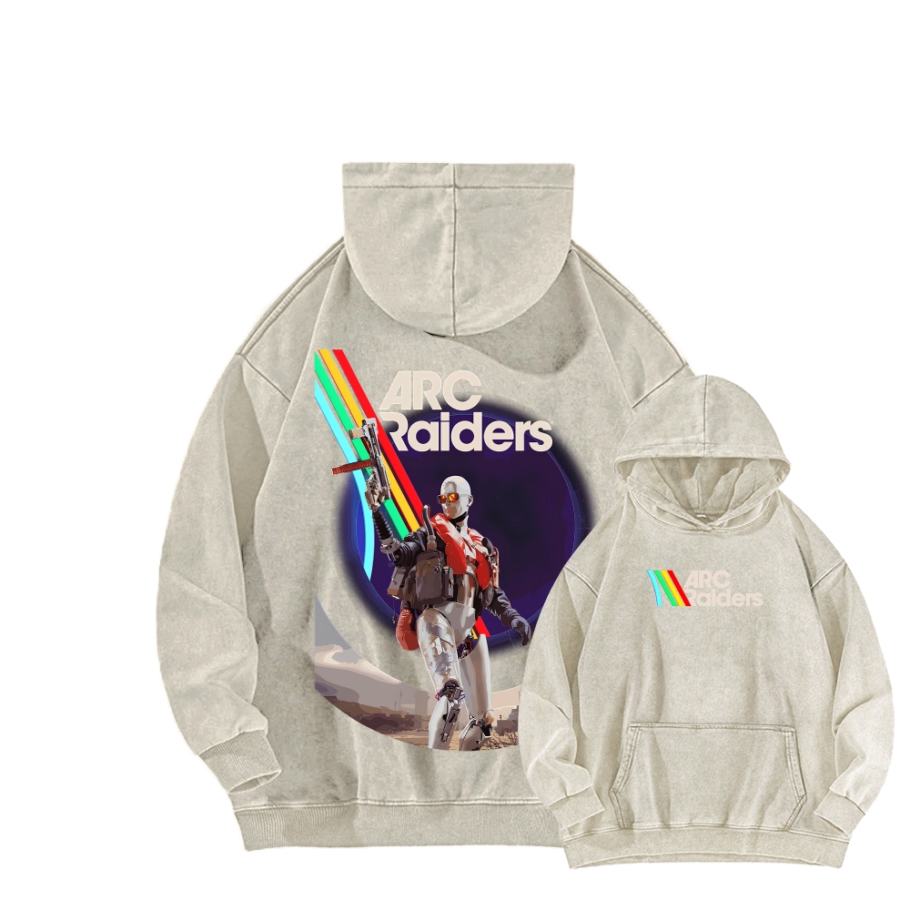 ARC Raiders Unisex Washed Hoodie 2603006428
