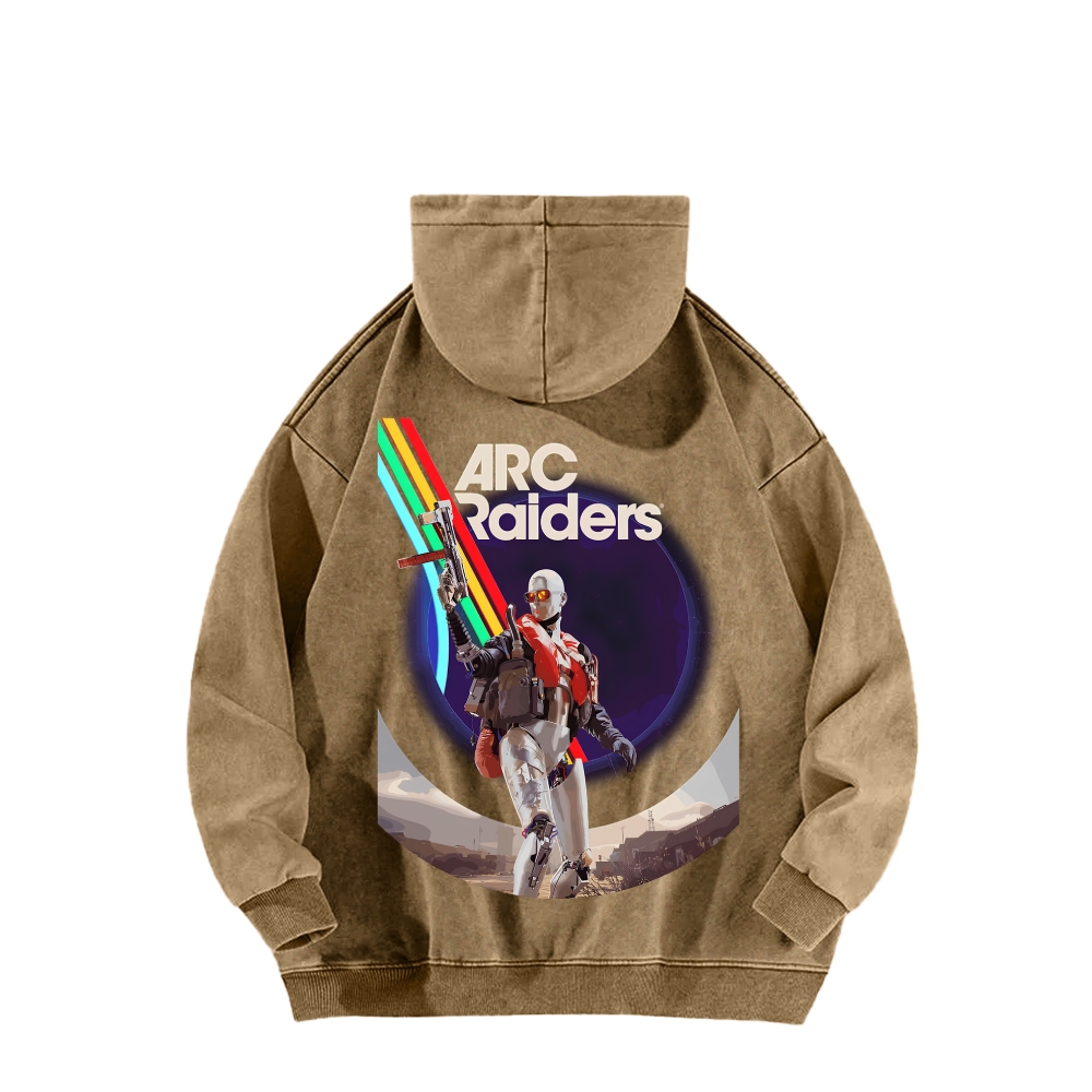 ARC Raiders Unisex Washed Hoodie 2603006428