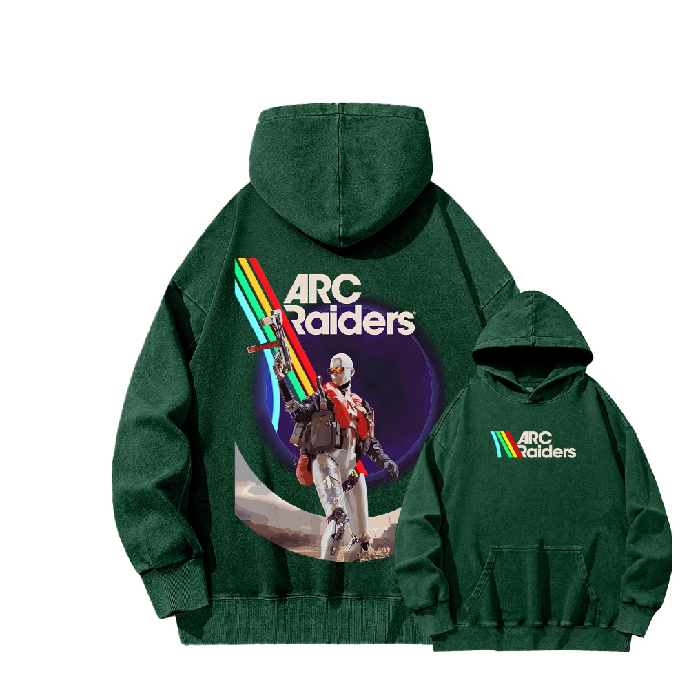 ARC Raiders Unisex Washed Hoodie 2603006428