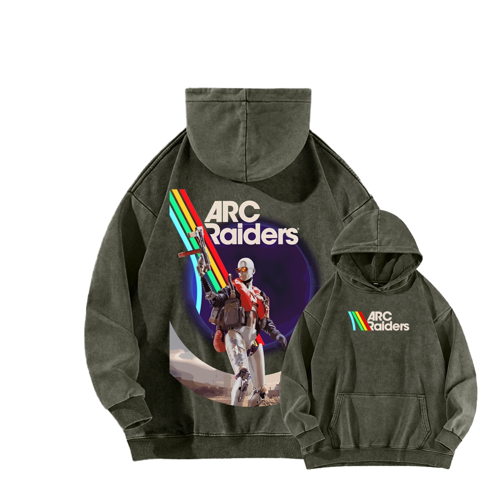 ARC Raiders Unisex Washed Hoodie 2603006428