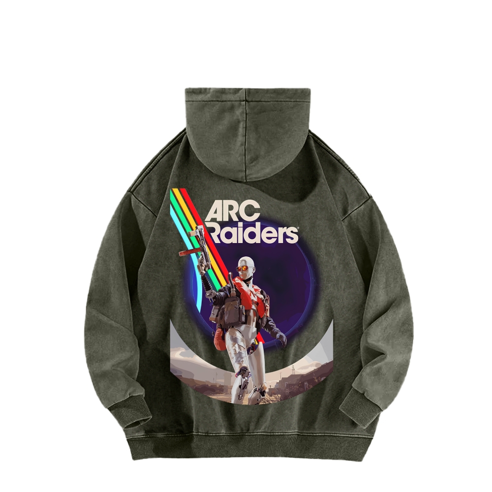ARC Raiders Unisex Washed Hoodie 2603006428