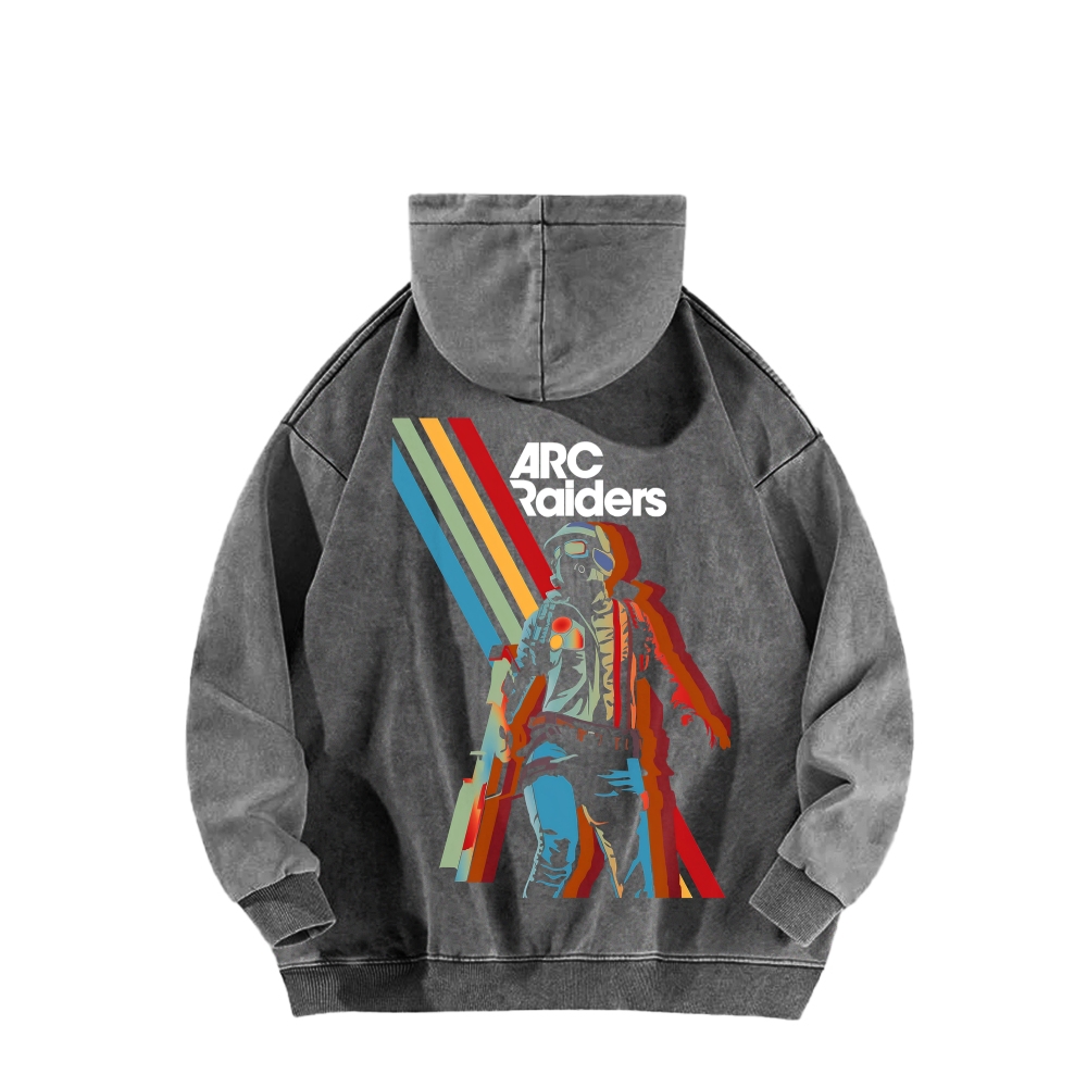 ARC Raiders Unisex Washed Hoodie 2603006429