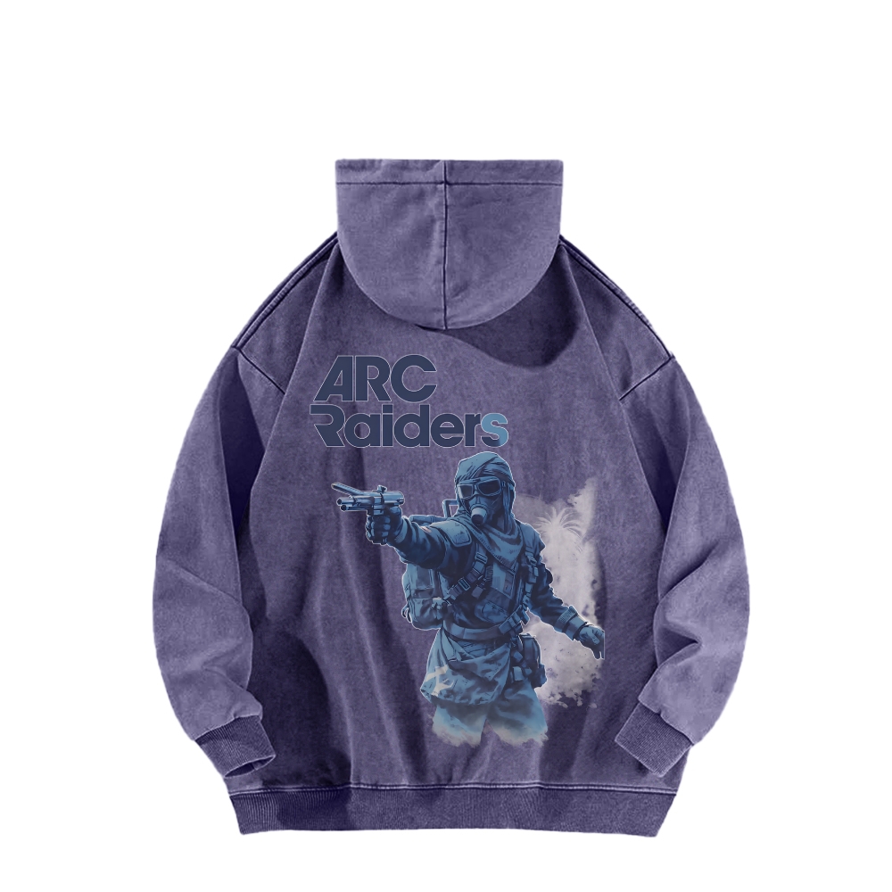 ARC Raiders Unisex Washed Hoodie 2603006432
