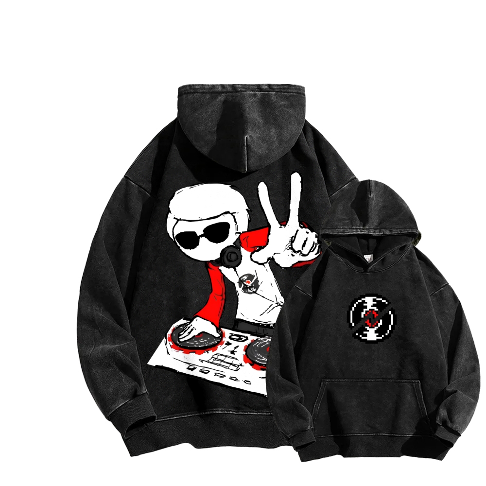 Unisex Washed Hoodie 2603008212