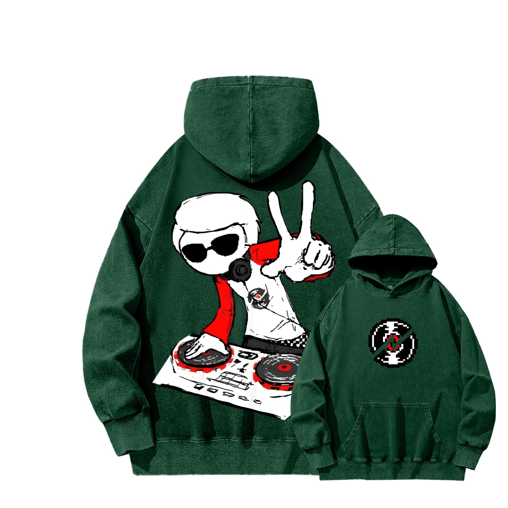 Unisex Washed Hoodie 2603008212