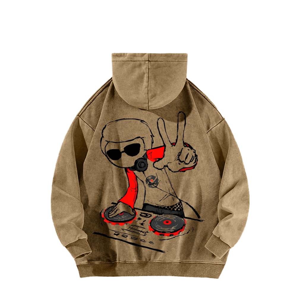 Unisex Washed Hoodie 2603008212