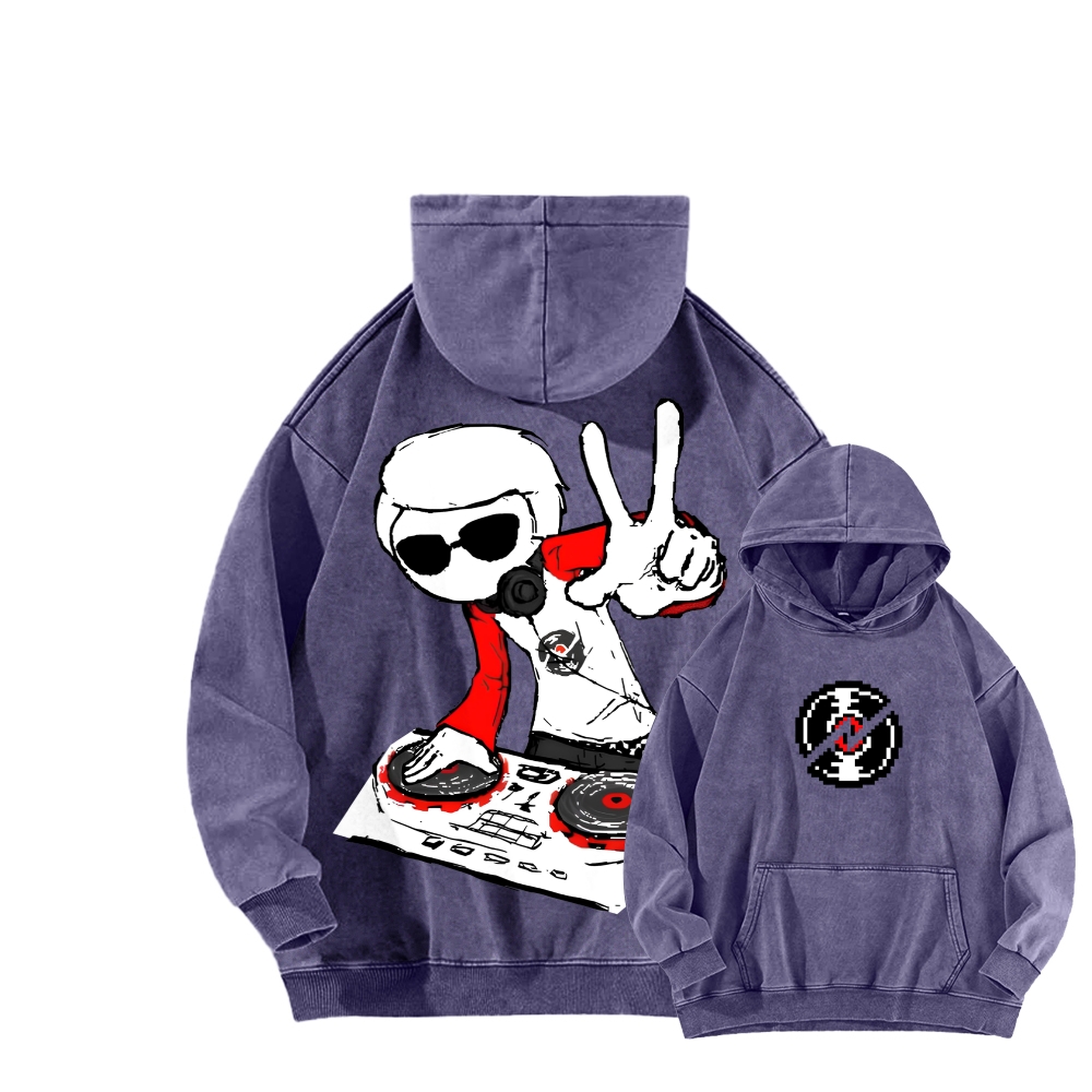 Unisex Washed Hoodie 2603008212