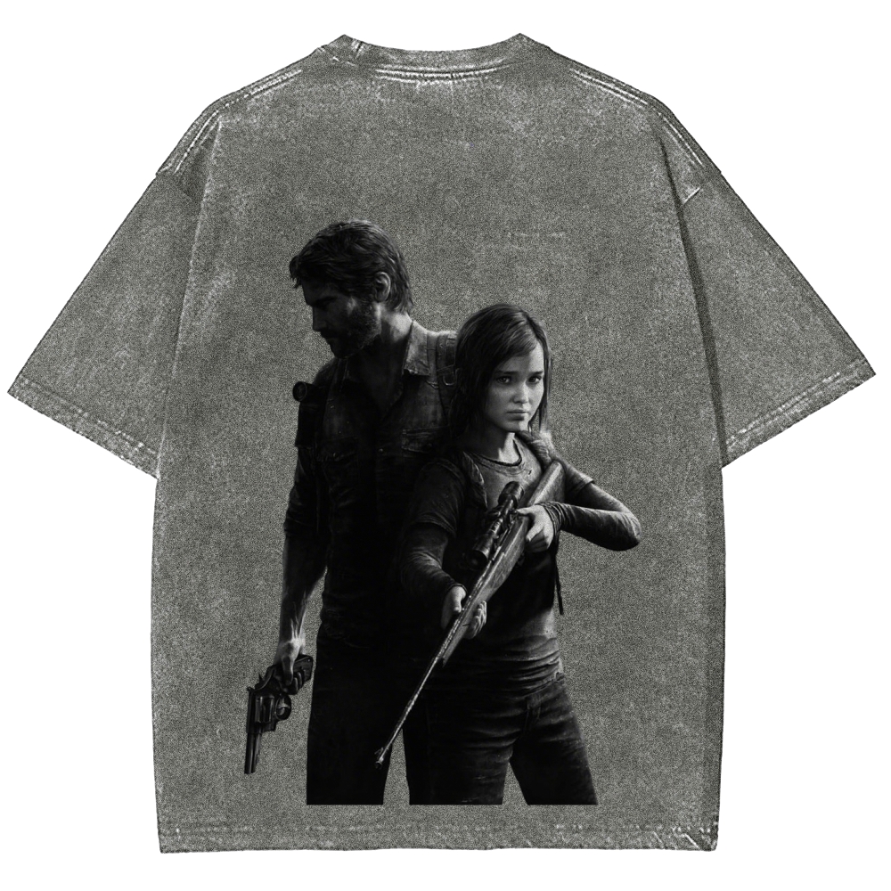 The Last of Us Unisex Fit Washed T-Shirt 2603010938