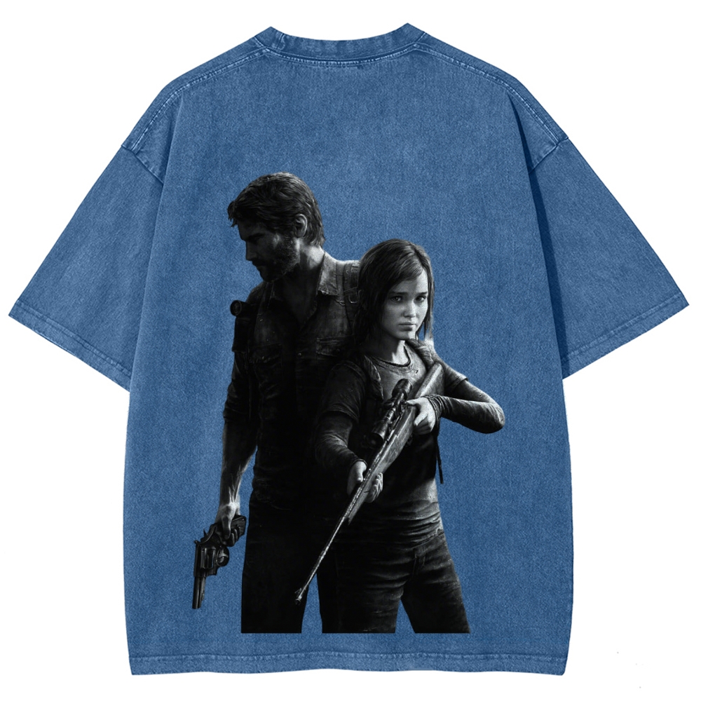 The Last of Us Unisex Fit Washed T-Shirt 2603010938