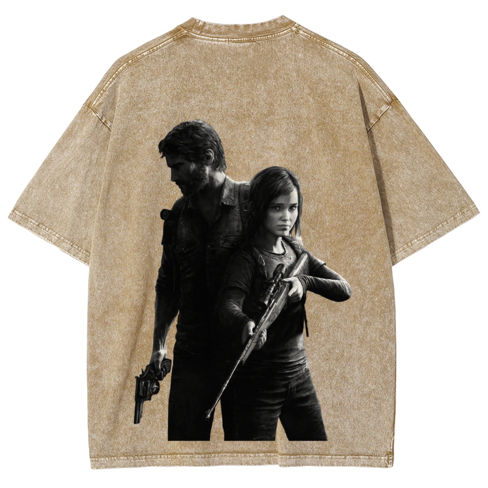 The Last of Us Unisex Fit Washed T-Shirt 2603010938