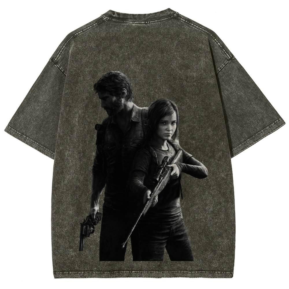 The Last of Us Unisex Fit Washed T-Shirt 2603010938