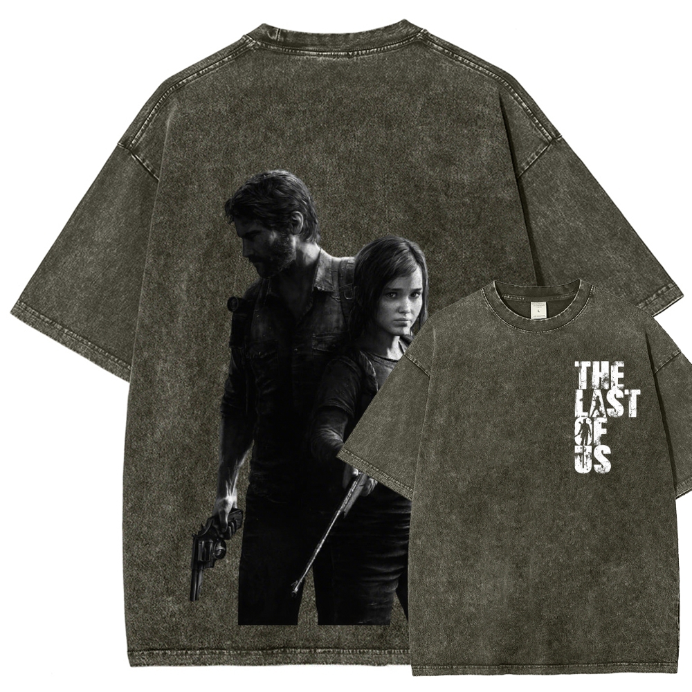 The Last of Us Unisex Fit Washed T-Shirt 2603010938