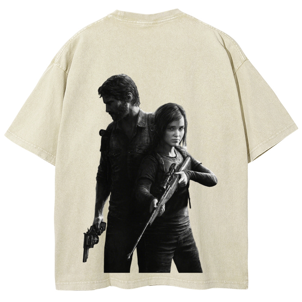 The Last of Us Unisex Fit Washed T-Shirt 2603010938