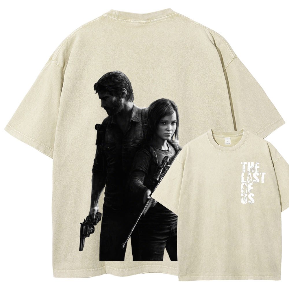The Last of Us Unisex Fit Washed T-Shirt 2603010938