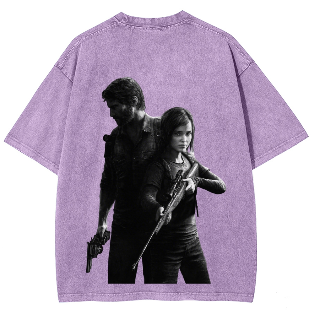 The Last of Us Unisex Fit Washed T-Shirt 2603010938