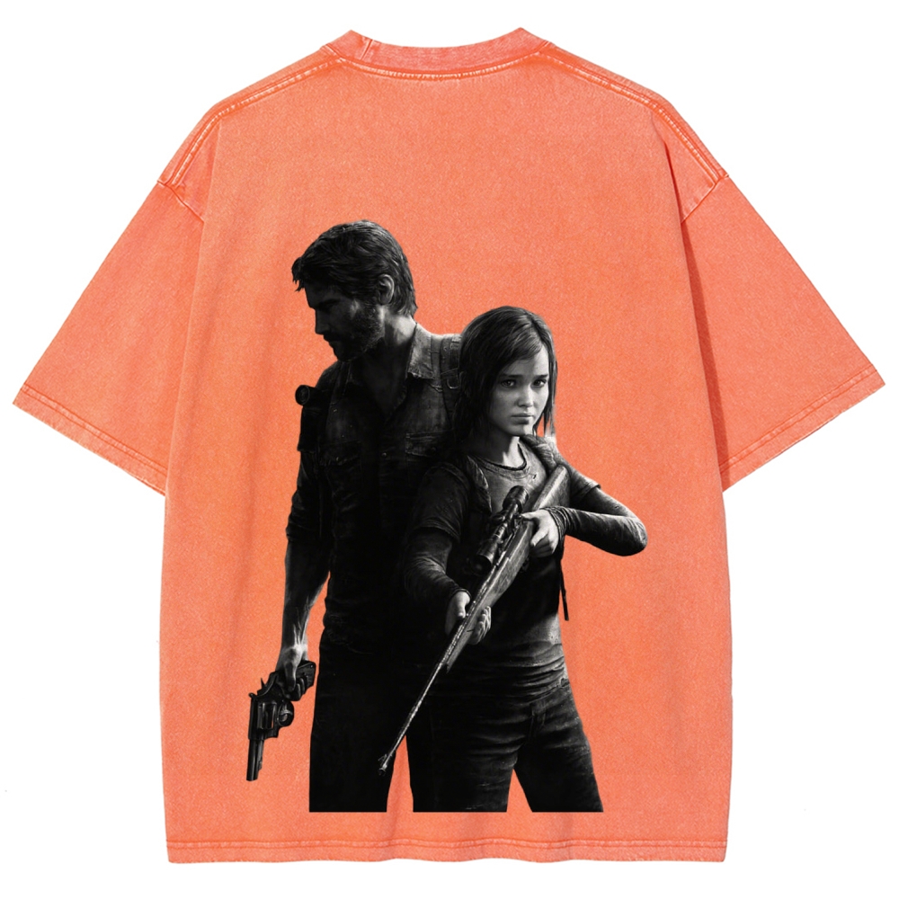 The Last of Us Unisex Fit Washed T-Shirt 2603010938