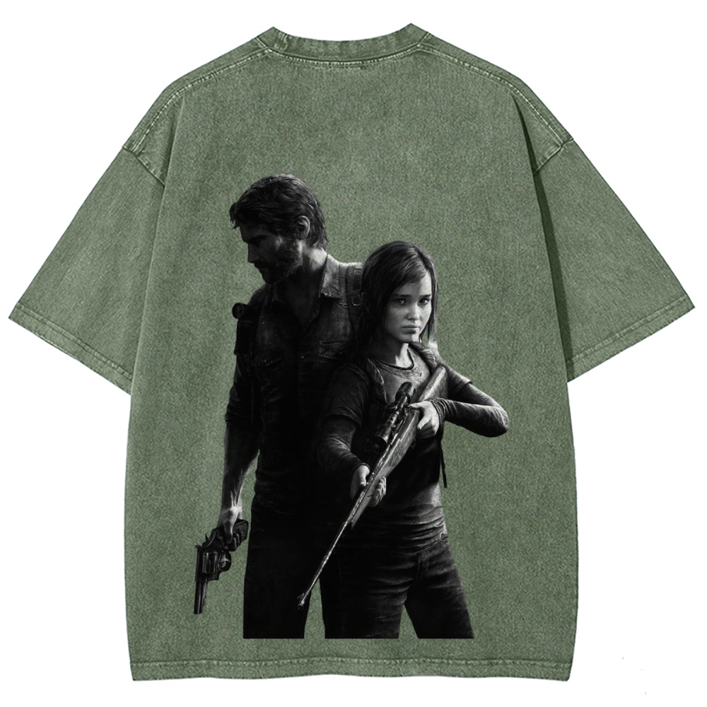 The Last of Us Unisex Fit Washed T-Shirt 2603010938