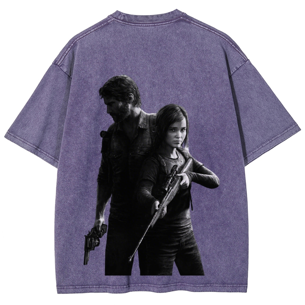 The Last of Us Unisex Fit Washed T-Shirt 2603010938