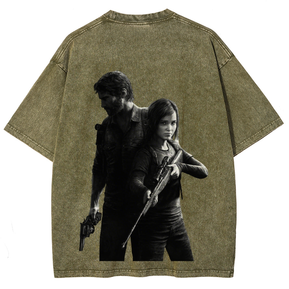 The Last of Us Unisex Fit Washed T-Shirt 2603010938