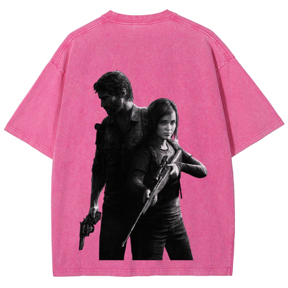 The Last of Us Unisex Fit Washed T-Shirt 2603010938