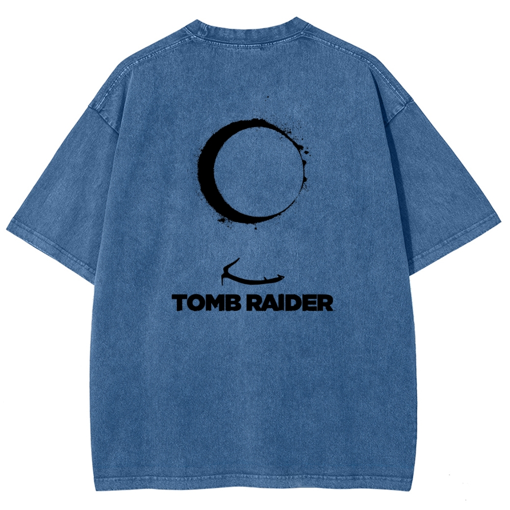 Tomb Raider Unisex Fit Washed T-Shirt 2603011794