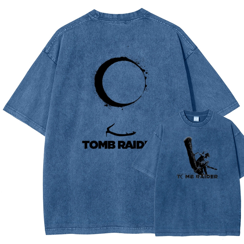 Tomb Raider Unisex Fit Washed T-Shirt 2603011794