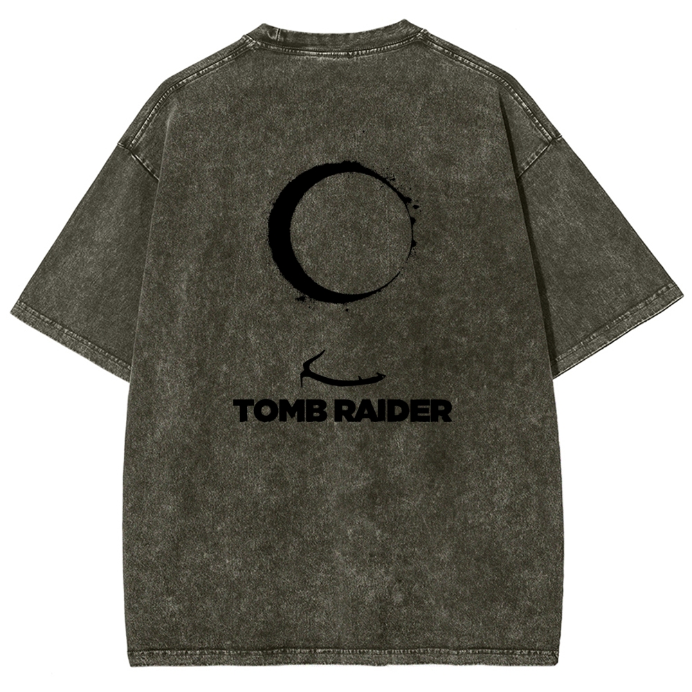 Tomb Raider Unisex Fit Washed T-Shirt 2603011794