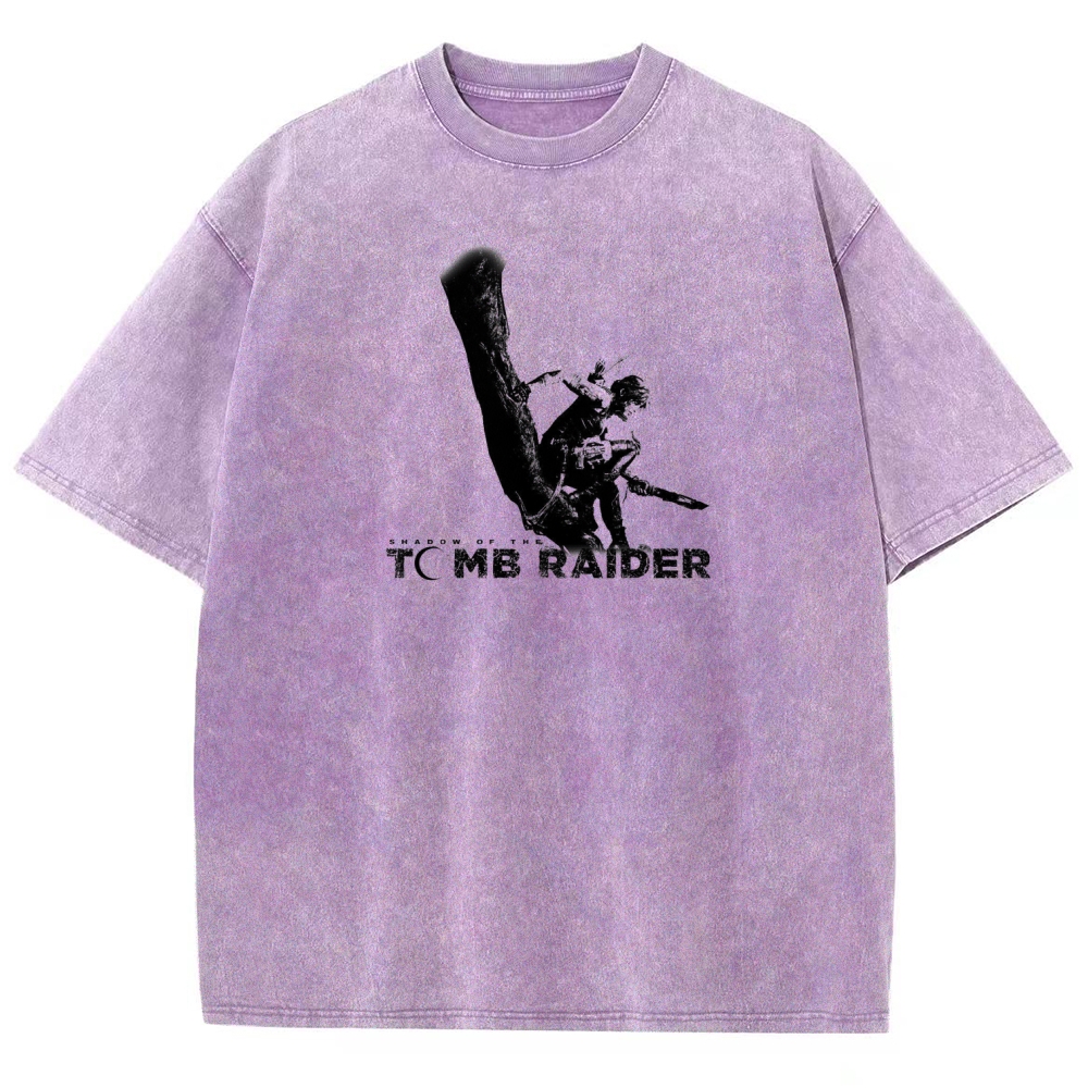 Tomb Raider Unisex Fit Washed T-Shirt 2603011794