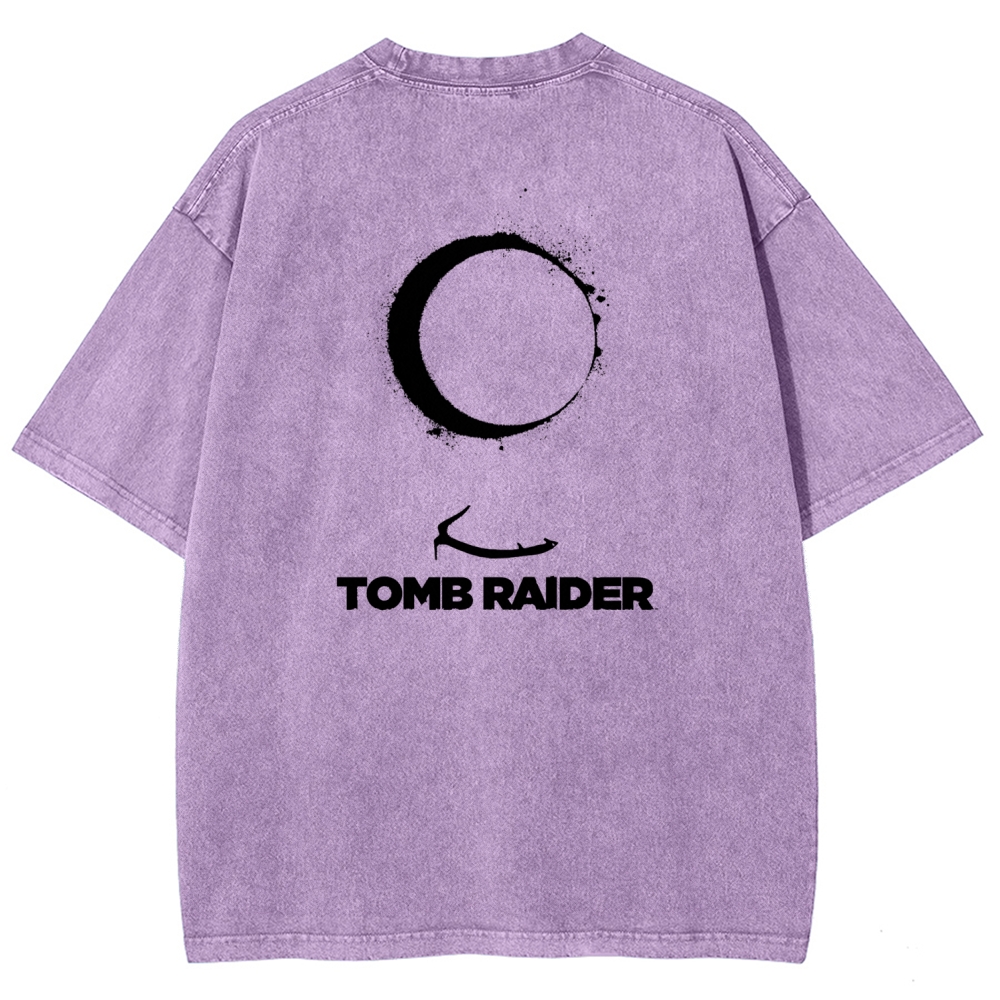 Tomb Raider Unisex Fit Washed T-Shirt 2603011794