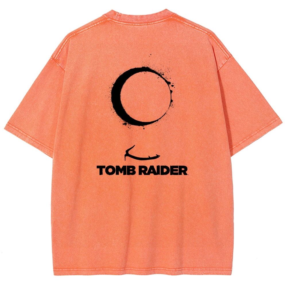 Tomb Raider Unisex Fit Washed T-Shirt 2603011794
