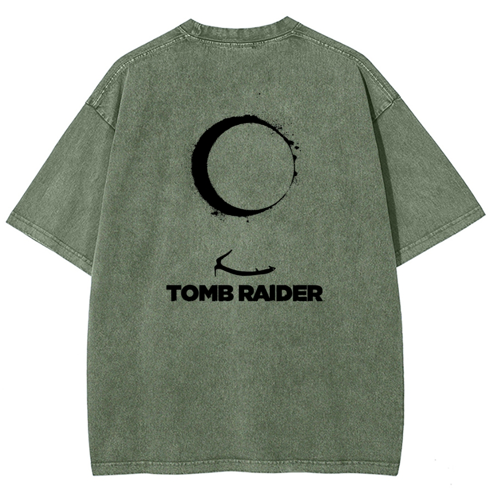Tomb Raider Unisex Fit Washed T-Shirt 2603011794