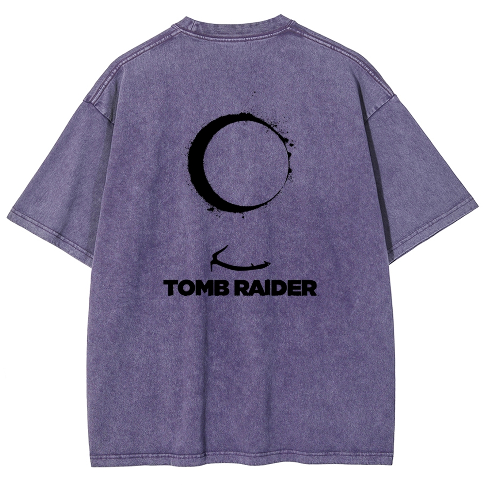Tomb Raider Unisex Fit Washed T-Shirt 2603011794