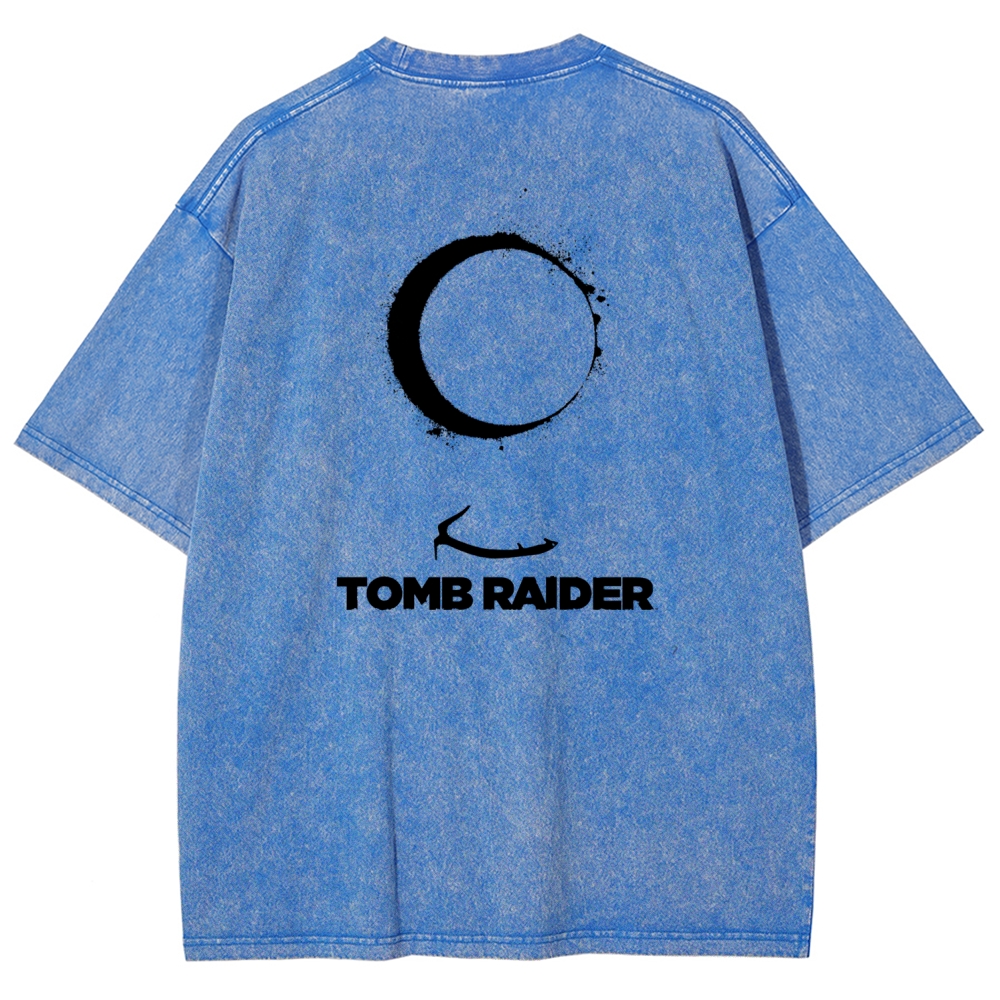 Tomb Raider Unisex Fit Washed T-Shirt 2603011794