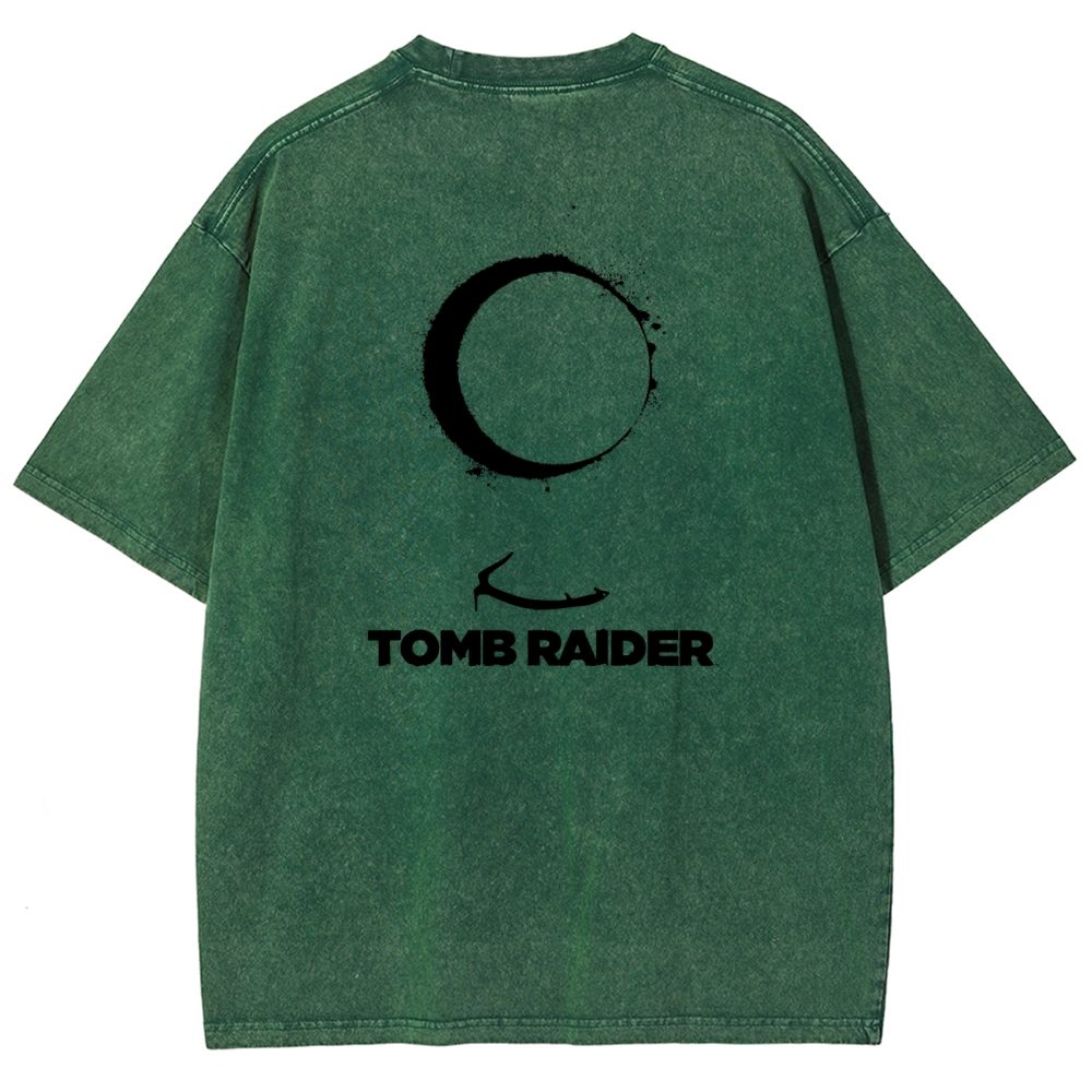 Tomb Raider Unisex Fit Washed T-Shirt 2603011794