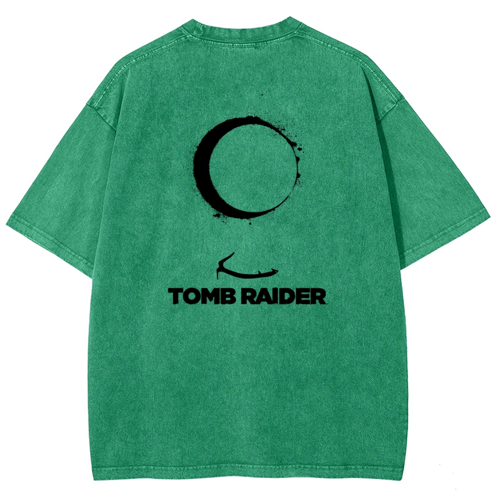 Tomb Raider Unisex Fit Washed T-Shirt 2603011794