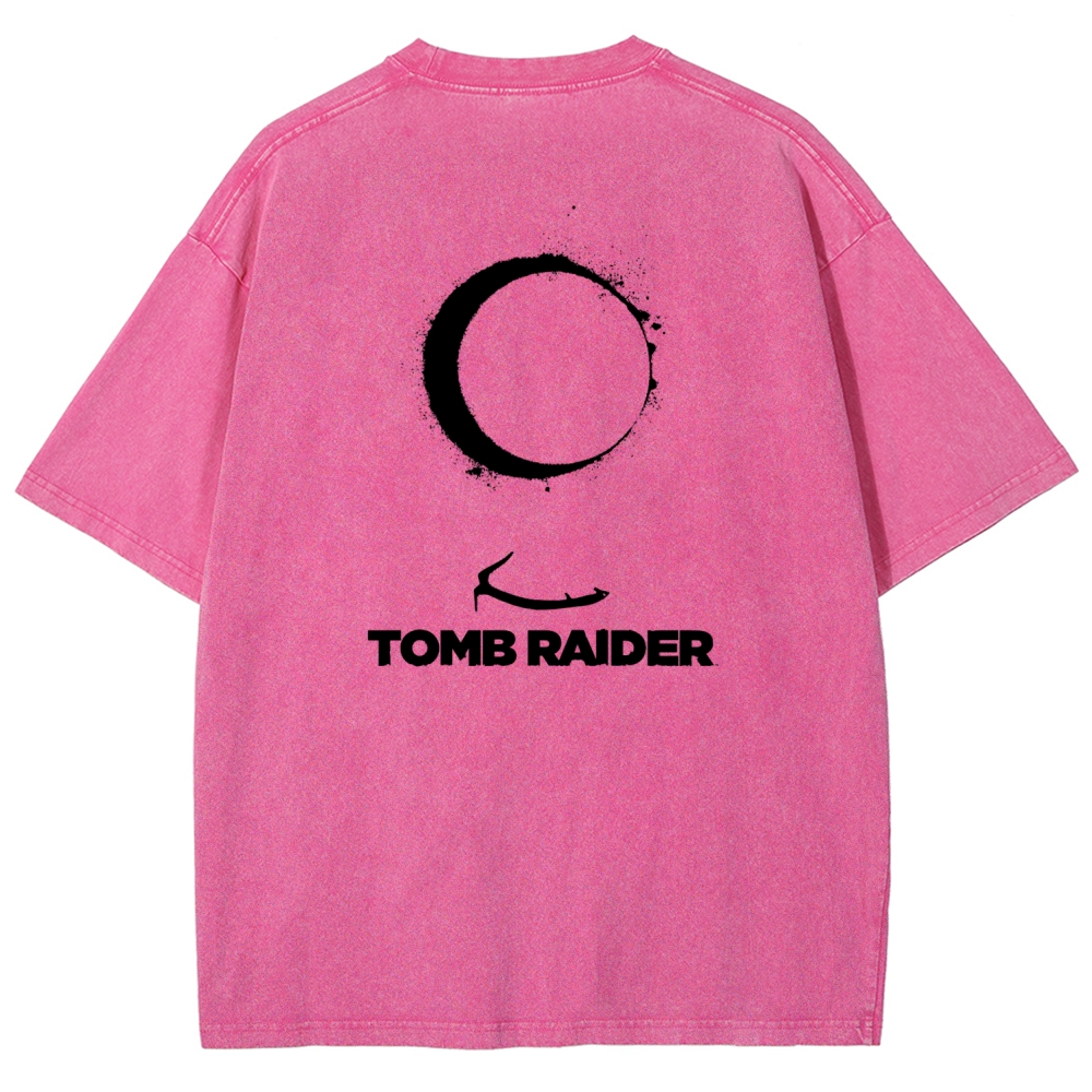Tomb Raider Unisex Fit Washed T-Shirt 2603011794