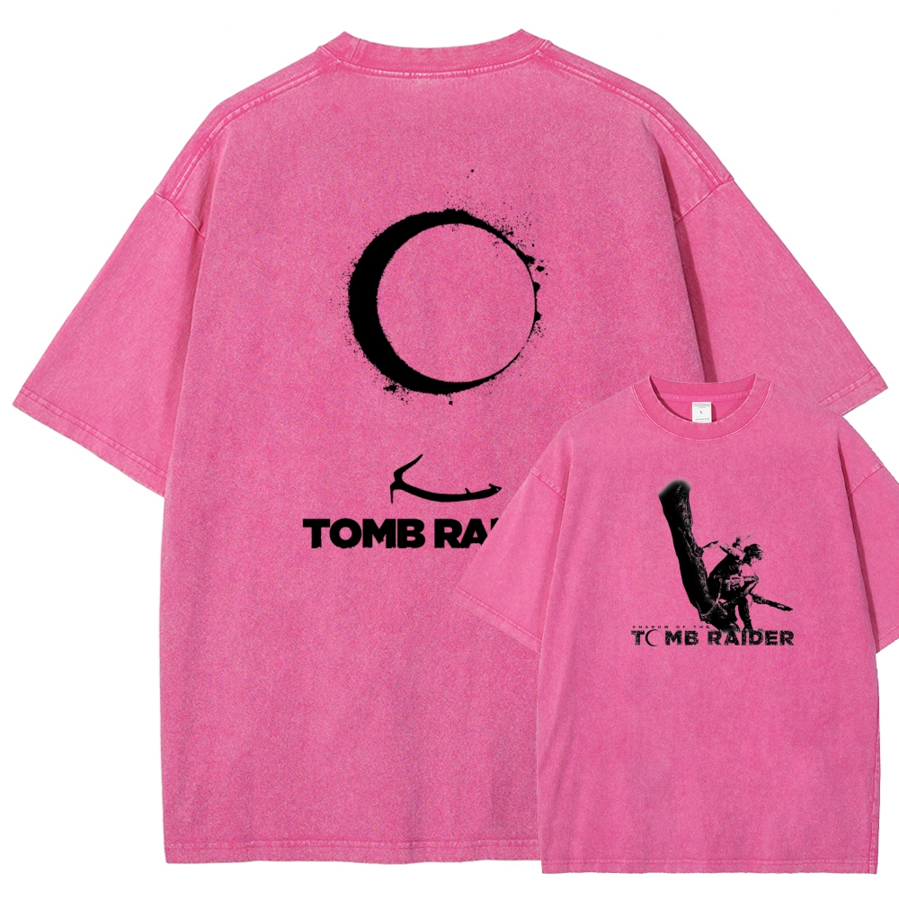 Tomb Raider Unisex Fit Washed T-Shirt 2603011794